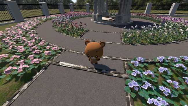 Screenshot of Nyanzou & Kumakichi: Let's make a flower garden 1
