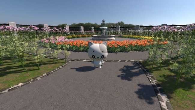 Screenshot of Nyanzou & Kumakichi: Let's make a flower garden 2