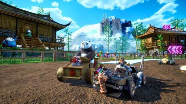 Screenshot of DreamWorks All-Star Kart Racing 1