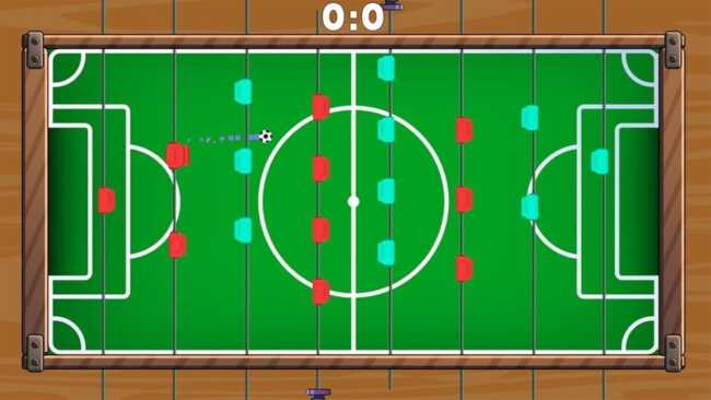 Screenshot of Foosball League Cup: Arcade Table Football Simulator 1