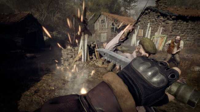 Screenshot of Resident Evil 4: VR Mode 1