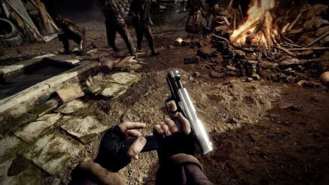 Screenshot of Resident Evil 4: VR Mode 2