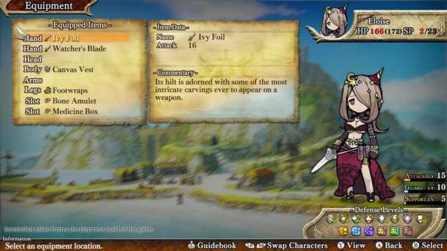 Screenshot of The Legend of Legacy HD Remastered 2