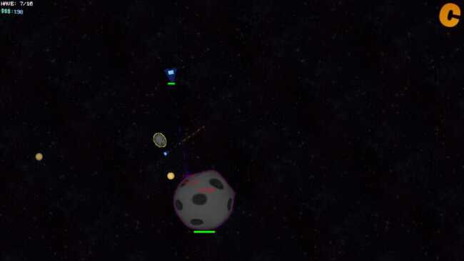 Screenshot of Asteroids ++ 2