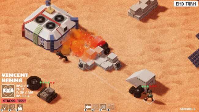 Screenshot of Mars Tactics 1