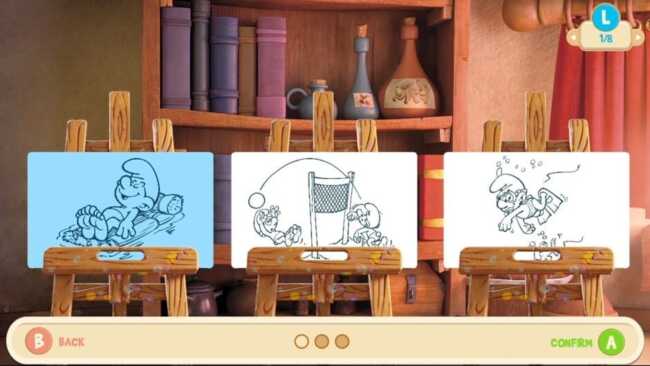 Screenshot of The Smurfs: Colorful Stories 2