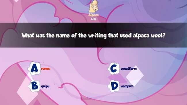 Screenshot of Alpaca Wonders Why 2