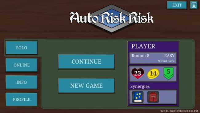 Screenshot of Auto RiskRisk 1