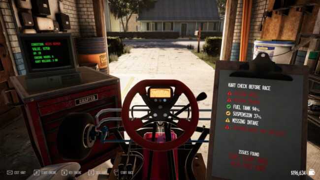 Screenshot of Gearhead Karting: Mechanic & Racing 2