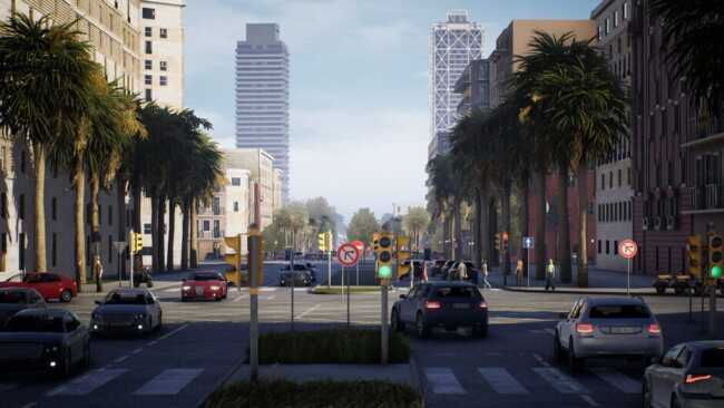 Screenshot of Taxi Life: A City Driving Simulator 2
