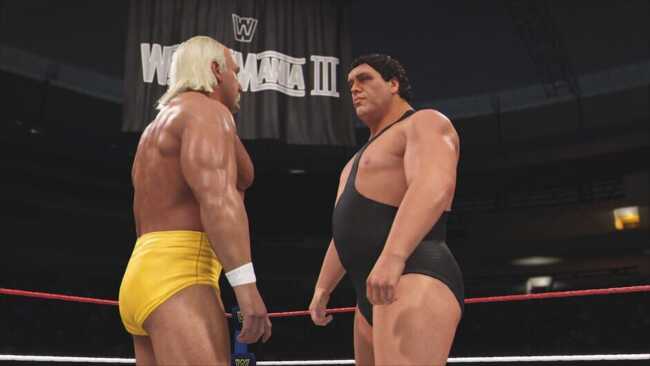 Screenshot of WWE 2K24 Forty Years of WrestleMania 1
