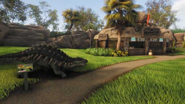Screenshot of Lawn Mowing Simulator: Dino Safari 2