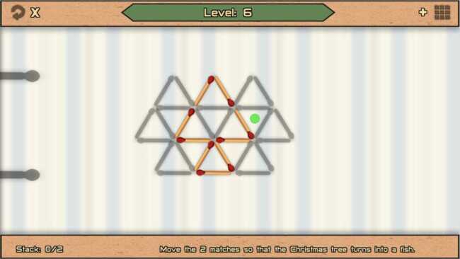 Screenshot of Matches Puzzle 2: Classic Logic Arcade 2