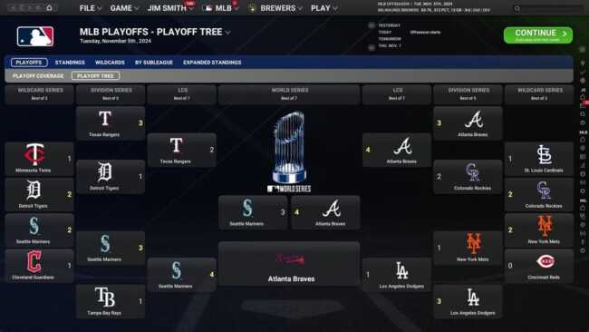 Screenshot of Out of the Park Baseball 25 2