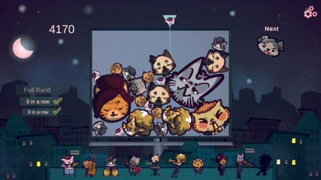 Screenshot of Roofcats Band: Suika Style 2