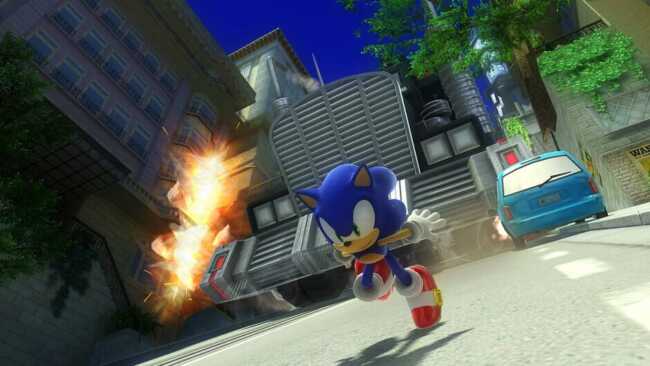 Screenshot of Sonic X Shadow Generations 1