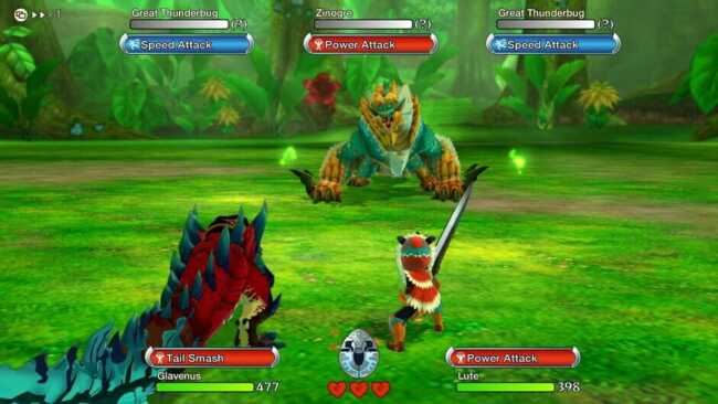 Screenshot of Monster Hunter Stories 2