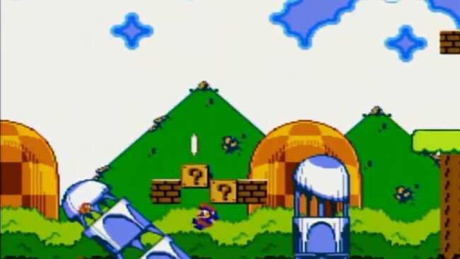 Screenshot of Super Mario Bros. CD 1