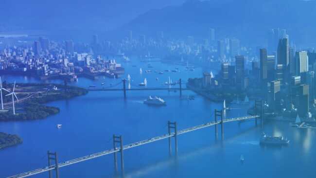 Screenshot of Cities: Skylines II - Bridges & Ports 1