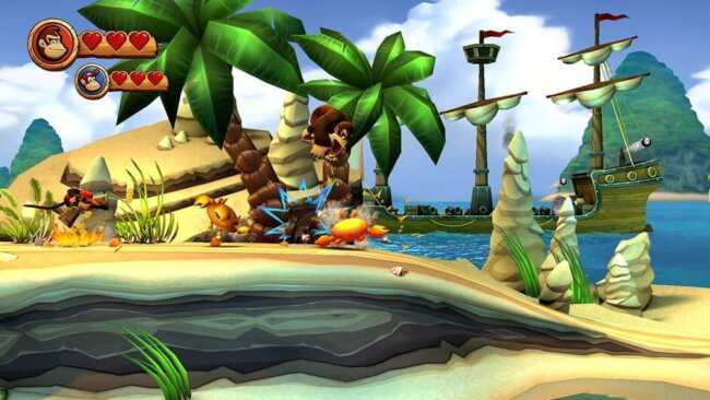 Screenshot of Donkey Kong Country Returns HD 1